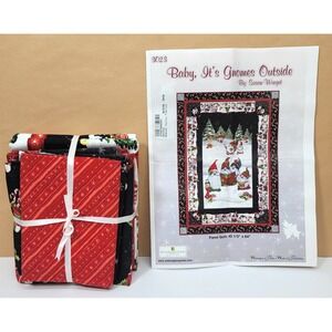 Wilmington Prints Baby Its‎ Gnomes Outside Susan Winget Fabric Quilt Project Kit